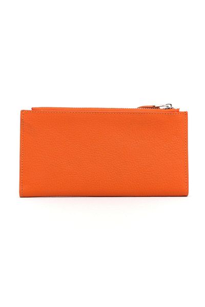 Deri Company Women's Leather Wallet Orange 213505