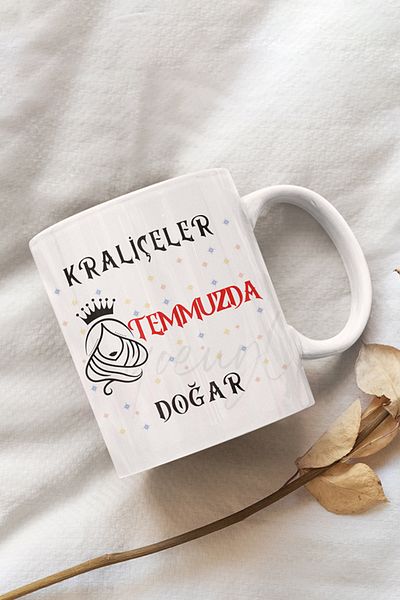 qoeuyl boutique Queens Are Born This Month Printed Birthday Special Day White Mug Cup as a Gift for Friends and Lovers
