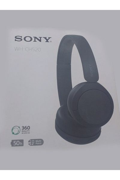 Sony WH-CH520 Wireless On-Ear Bluetooth Headphones with Built-in Microphone – Black