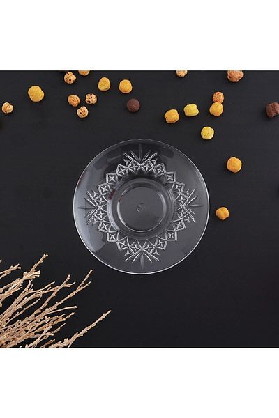 Paşabahçe Timeless Tea Plate 6 Pieces 54751