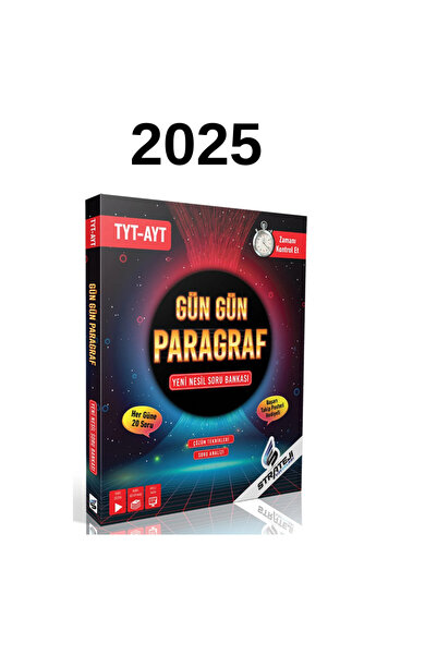 IQ YAYINLARI Strateji Yayınları Tyt-ayt Gün Gün Parağraf Soru Bankası 2025