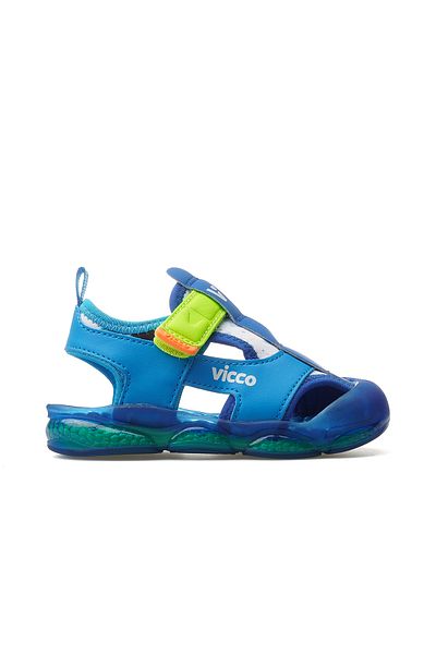 Vicco Live Boy's Lighted Sandals 25Y 332.217 Pe Saks Blue