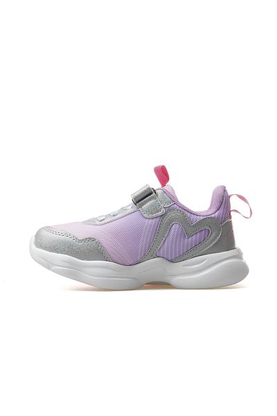 Vicco Heart Girl's Lighted Lightweight Sneaker Sports Shoes 25Y 346.215 Pk Lilac