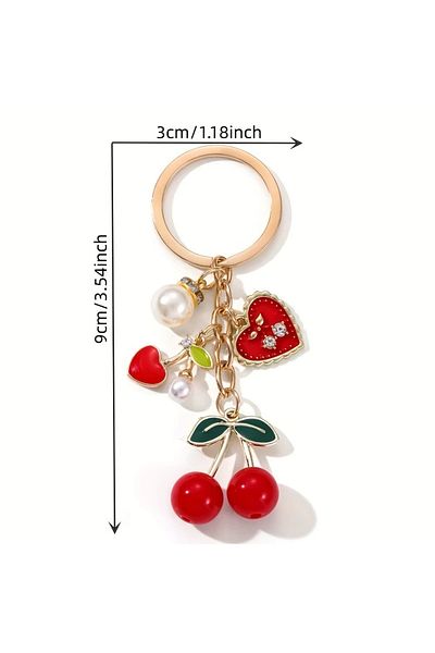 CEDAN Clutch Bag Necklaces, Lipstick and "Love" Design - Gift for Mother's Day or Valentine's Day