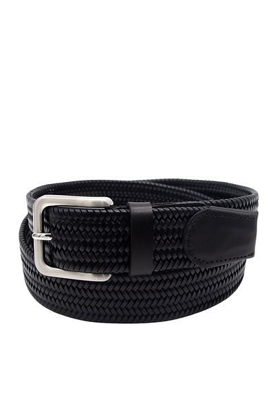 Pierre Cardin Black Premium Mesh Leather Belt Pc-1712S6G