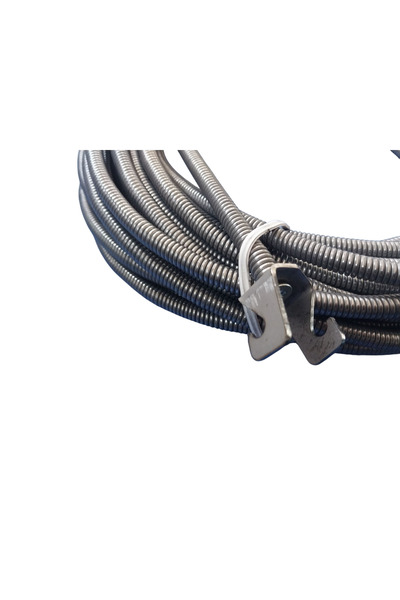 Sapcı Premium 10 Metre Tıkanıklık Açma Klozet Gider Açıcı Boru Temizleme ÖZEL UÇLU Spiral Kanal Susta