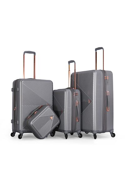 Travelite HARDSIDE TROLLEY LUGGAGE SET-GREY