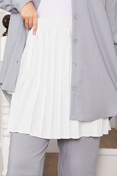 EBRUTESETTÜR Pleated Underwear with Elastic Waist