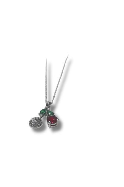 okyanus special Cherry Steel Necklace