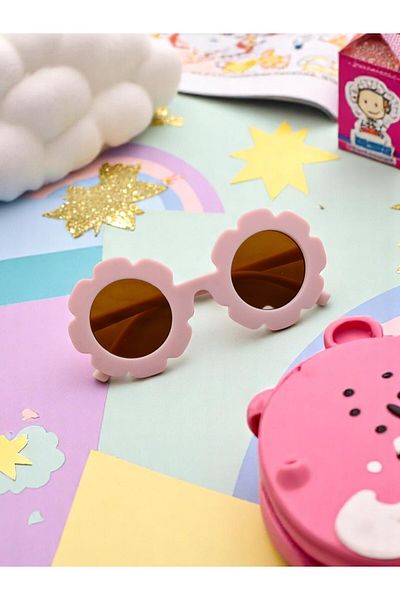 CHANCE GİFT Papatya Model Children's Sunglasses Uv 400 Protection Polarized Sunglasses (1-13 Years)