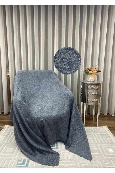 Sivalde Chenille Fabric Non-Slip Sofa Cover Dark Gray, Living Room Sofa Bed / Sofa Cover, 160X210 Cm, 1 Piece