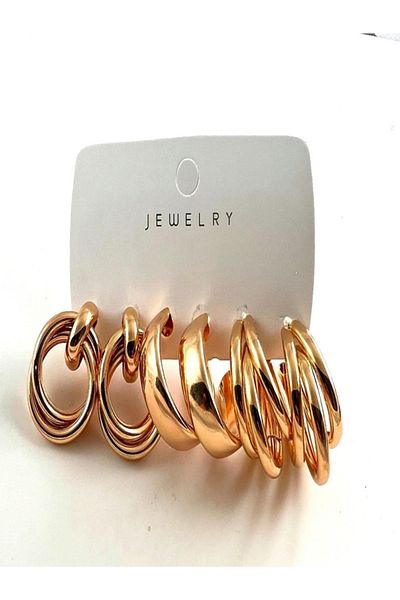 PARLAK EVREN Vip Set of 6 Earrings