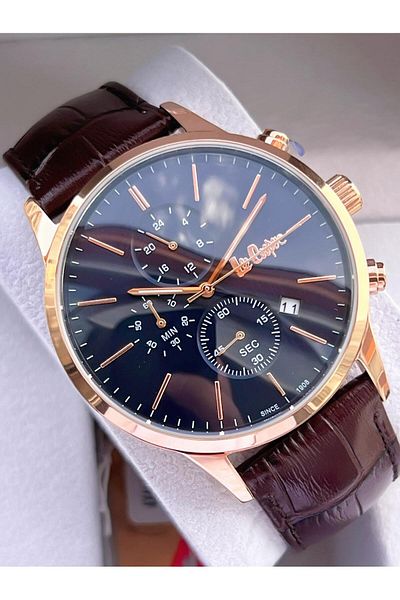Lee Cooper 3 Atm Water Resistant Special Design Men Wrist Watch Vs.Blkt.0368