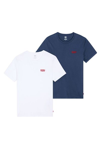 Levi's Levi's Herren T-Shirts, 2er Pack - "The Graphic Tee - 2 Pack", Rundhals, Baumwolle