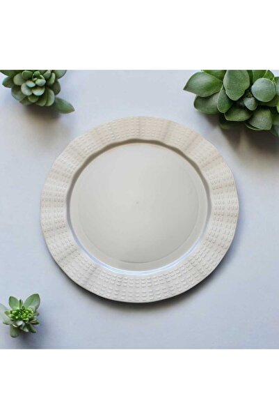 Evinizin Yardımcısı Mika Tabak& Parti Tabak&parti Mika Tabak & BEYAZ 23 cm 6 adet