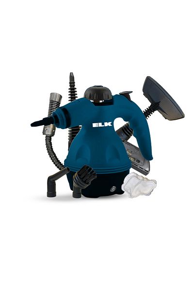 ELK ELK 1200W Steam Cleaner with Attachments for Cleaning Tight Corners and Efficiently Removing Tough Stains