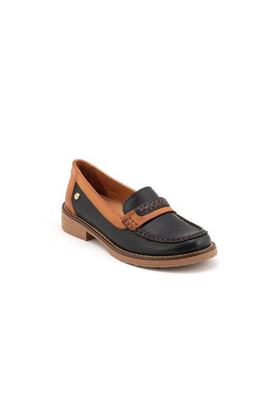 Mammamia D25Ya-3260 Women's Leather Loafer Shoes
