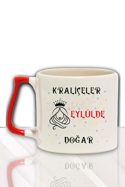 qoeuyl boutique Queens Are Born This Month Printed Birthday Gift for Friend, Lover Colorful Mug with Handle