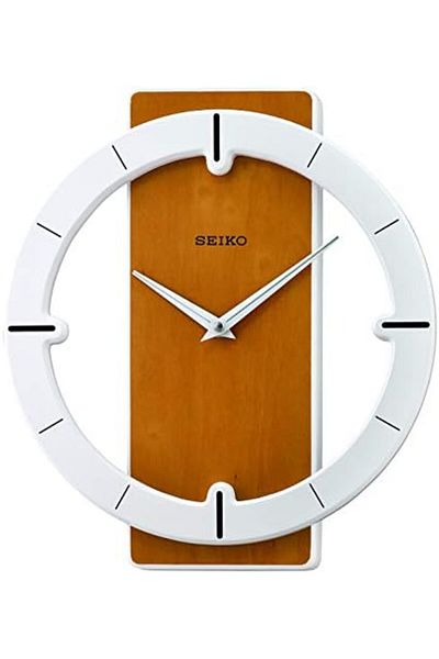 Seiko Wooden Wall Clocks, Brown, 322 mm