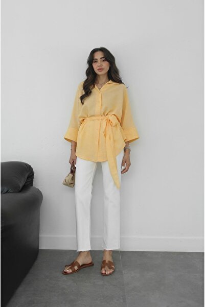 Havoş Krémové džíny s vykrojenými nohama