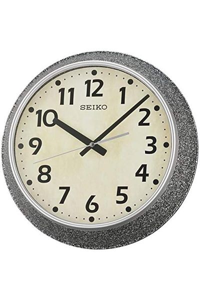 Seiko QXA770J Round Quartz Battery Wall Clock with Full Figure Arabic Dial Diameter 33cm