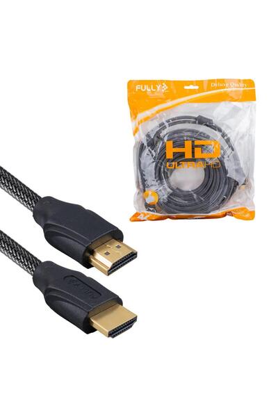 FULLY G-507D 10 Meters Braided Gold End HDMI Cable