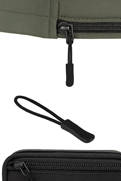 U5 FASHION İpli Fermuar Elcik Seti Siyah Renk 100 Adet Fermuar Ucu Mont Çanta...