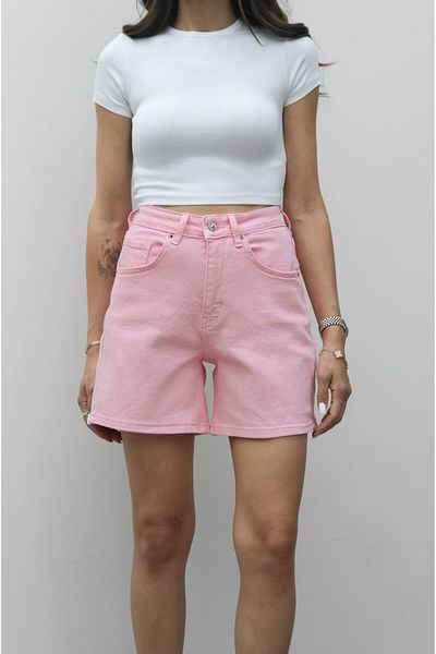 Havoş Džínové šortky Pink Fit