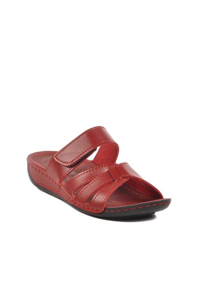 AYK'S Red Anatomical Sole Lightweight Women's Slippers 16.058 Z