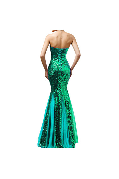 OEM Rochie De Ocazie Sirena Din Paiete