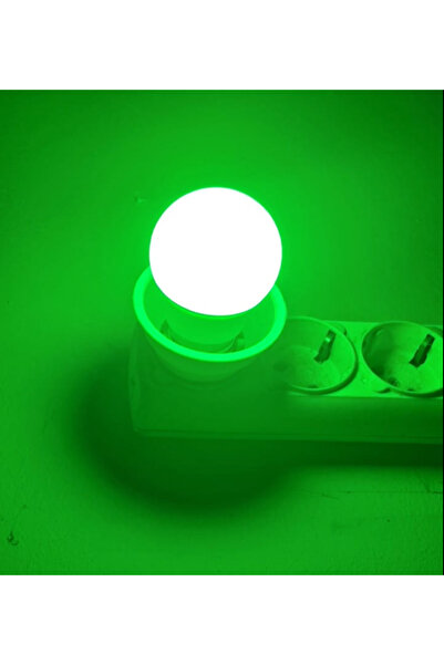 PUFFIN YEŞİL 3 WATT E-27 DUY LED GECE LAMBASI 1 ADET