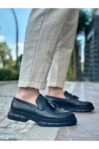 BOA Ba0240 Tasseled Skin Classic High Sole Casual Men's Shoes