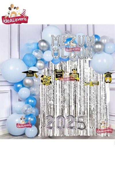 Laviyosa Στολίδια Αποφοίτησης Πλήρως Ασημένια Στολίδια 2025