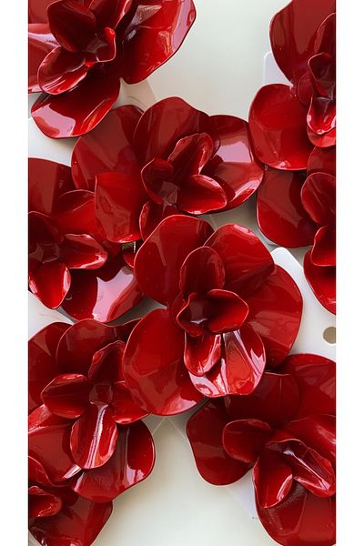 VİOLET ACCESSORİES Brand Model Flower Earrings