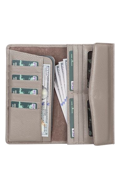 Enseb Vince Leather Women Wallet Case Fl06 Mink