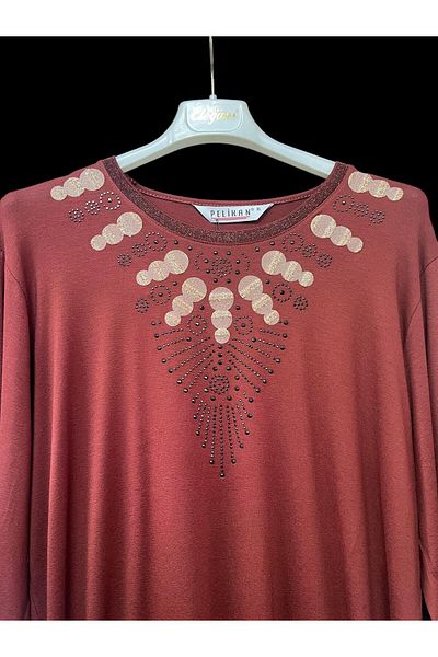 Pelikan Large Size Lycra Stylish Quality Stoned Mother's Cotton