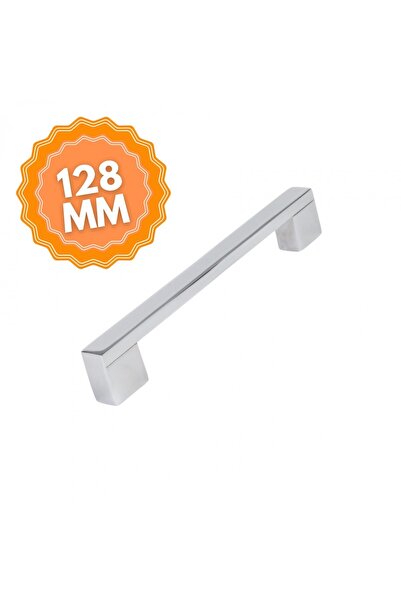 KOÇSAN جسر ألومنيوم كروم 128 مم مقبض فاخر لأثاث المطبخ الريفي مقبض درج