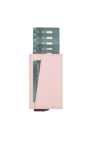 Silahlı Tower Mondello Magic Leather Card Holder Nu2 Pink