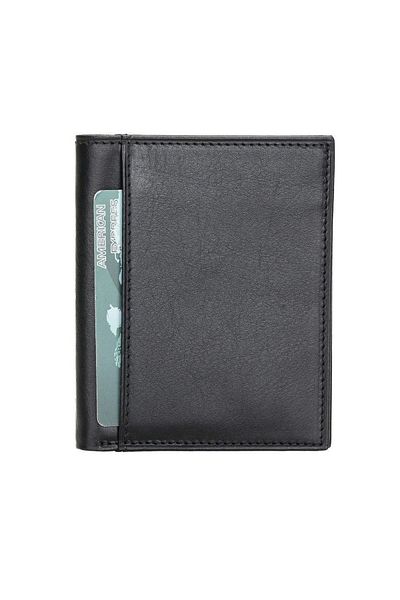 VELOREA Yetta Leather Card Holder CH833 RST1 Black
