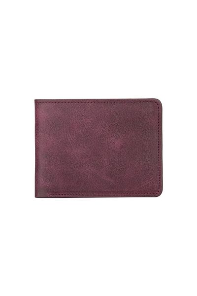Enseb Pier Leather Men's Wallet TN4 Claret Red