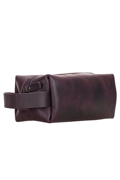Enseb Leather Care and Travel Bag, Size M, Aa7 Purple