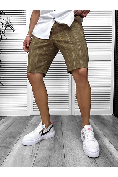 dehaine Men's casual shorts, brown, 13128