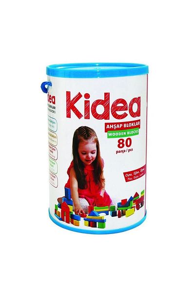 Kidea Kid-1003 Chiva, Wooden Blocks 80 Pieces