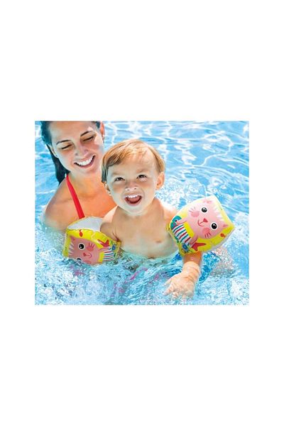 LiderGlobal Intex Kitten Patterned Sleeve 20X15 cm (06-36 Months)