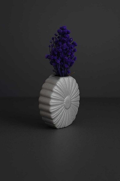 Karra Art Round Concrete Vase