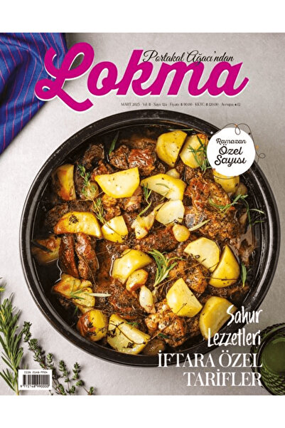 Lokma Dergisi Lokma Aylık Yemek Dergisi Sayı: 124 Mart 2025 / Kolektif / / 4444444443598