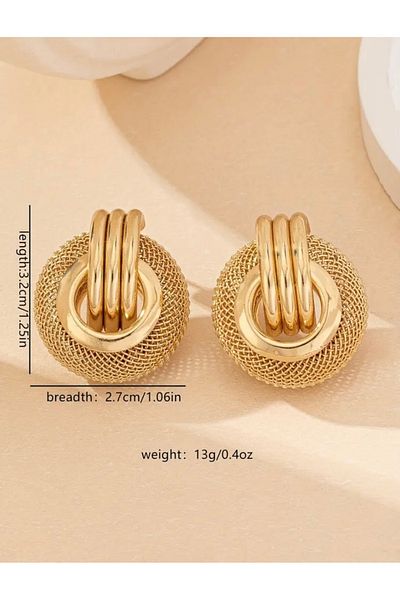 Accessories Vanilla Avenue Gold-Tone Hoop Dangle Everyday Wear Earrings for Women