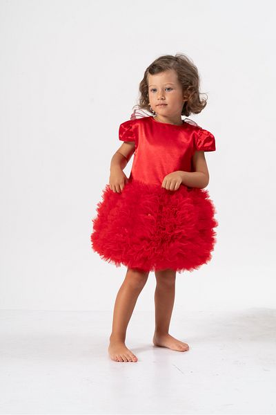 Baby Animals Baby Girl Birthday Party Wedding Dress Tulle Tutu Lined Children's Clothing Baby Clothing Elbyknt