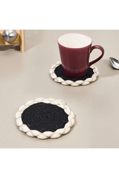MATMEL Laetus Coaster - Black - 13X13 cm