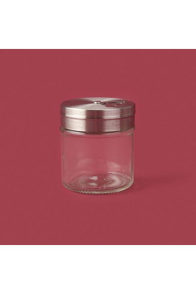 MATMEL Glass Spice Rack - Gray / Transparent - 5.5 cm